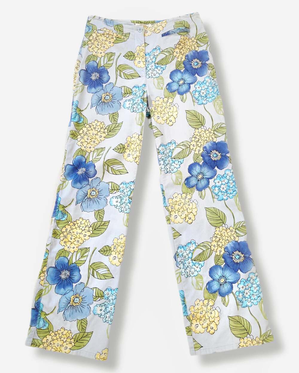 Vintage Talbots Petites pants, High‑waist, straight leg, 4P